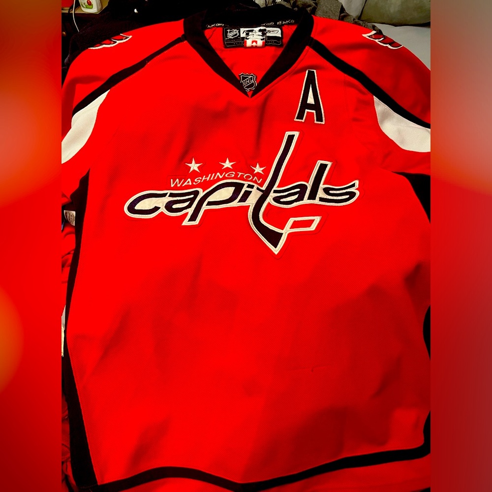 Rare ovenchkin assistant Washington capitals jersey